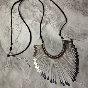 Handmade Silver Tear Drop Necklace